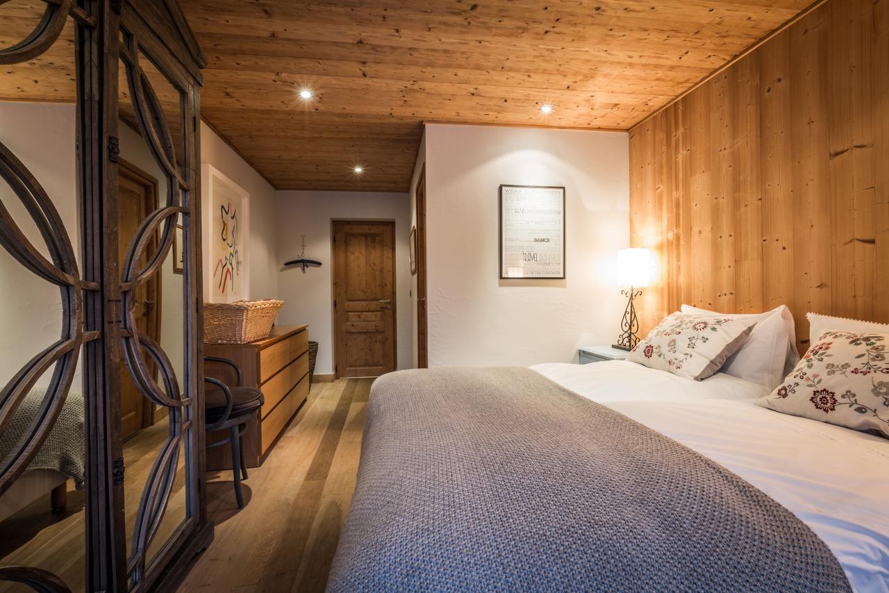 Apartment Au Bon Coin - Luxury Chamonix Hidden Haven, Mont Blanc View, Hot Tub And Garden Quarto foto